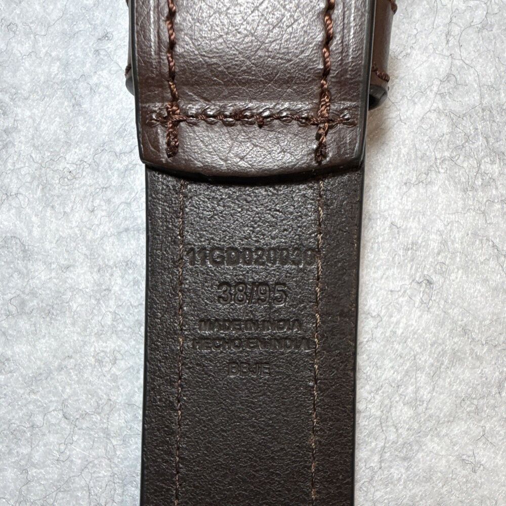 Dickies Men’s Belt Brown Solid Adjustable Buckle Size 38/95 - Picture 3 of 8
